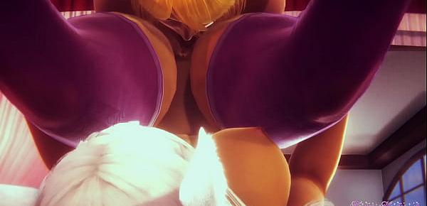  Boku No Hero Hentai 3D - Rumi Usagiyama Cunnilingus fucked with creampie in her pussy - Manga anime Cartoon Japanese Porn